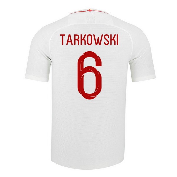Camiseta Inglaterra 1ª Tarkowski 2018 Blanco